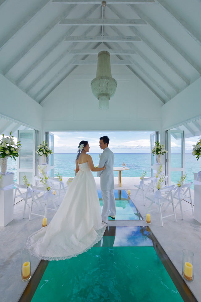 Destination Wedding 'Afloat' Beach Wedding Venues in Maldives