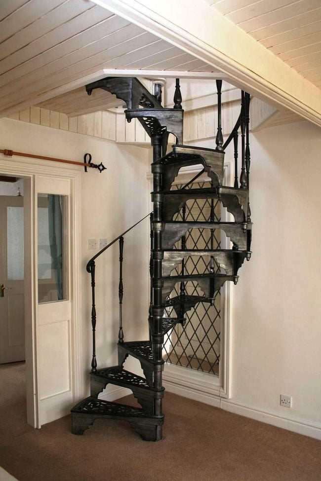 Spiral staircase,