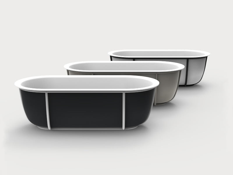 Cuna small bathtub by patricia urquiola, agape product