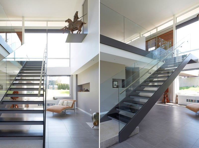 Exposed-steel-stairs-with-glass-railings