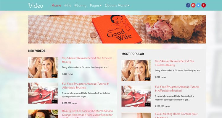 best-video-wordPress-theme-for-mommy-blogging