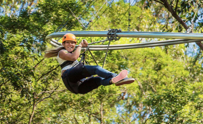 Ecozip Rollercoaster Zip Line by Frederic Galimard