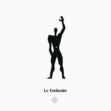Le Corbusier's Style to draw Human scale