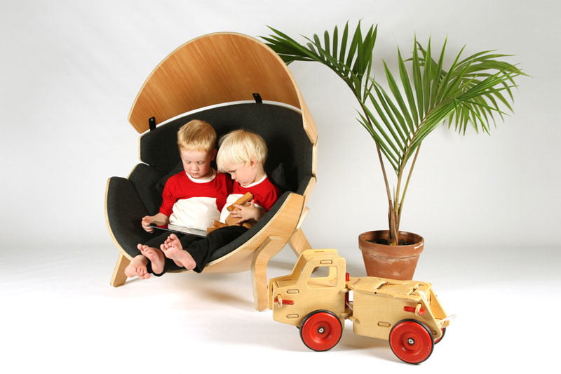 The Hideaway Chair Children’s Chair by Think & Shift