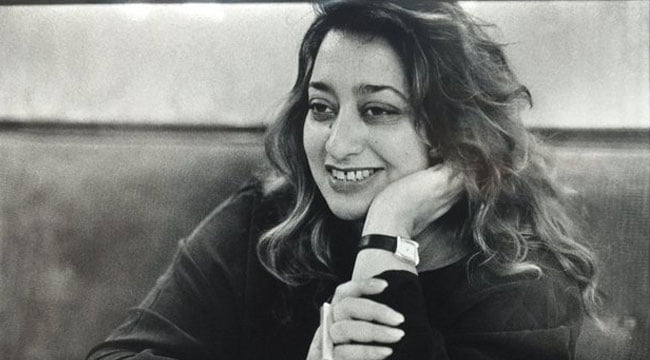 rare photos of zaha hadid,