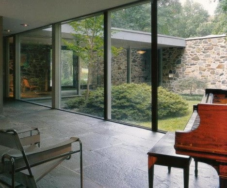 mid century modern furniture of Hooper House II by Marcel Breuer