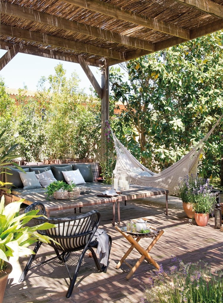 pergola pictures with hammock