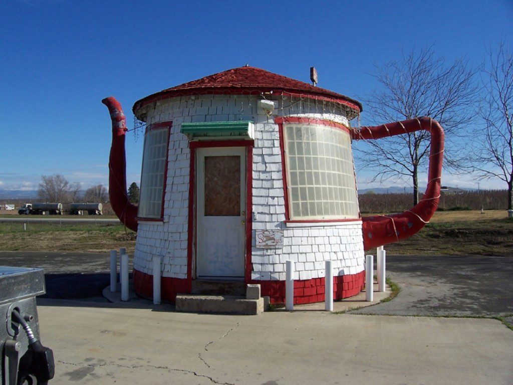 Tea kettle, not the house itself