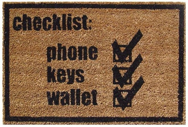 check-list-door-mat-tagline