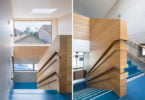 wood handrail design,