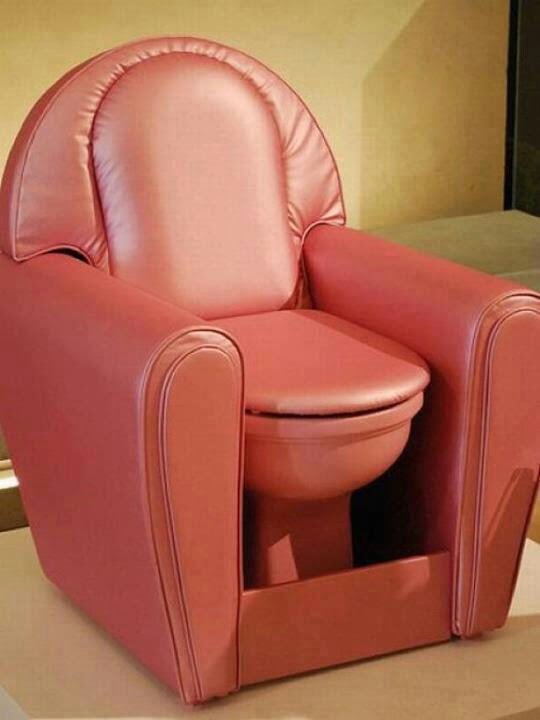 Pink Leather Finished Toilet Water Closet Seat