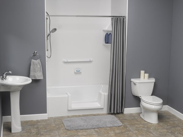 Step-through Bathtub Insert shower cubical