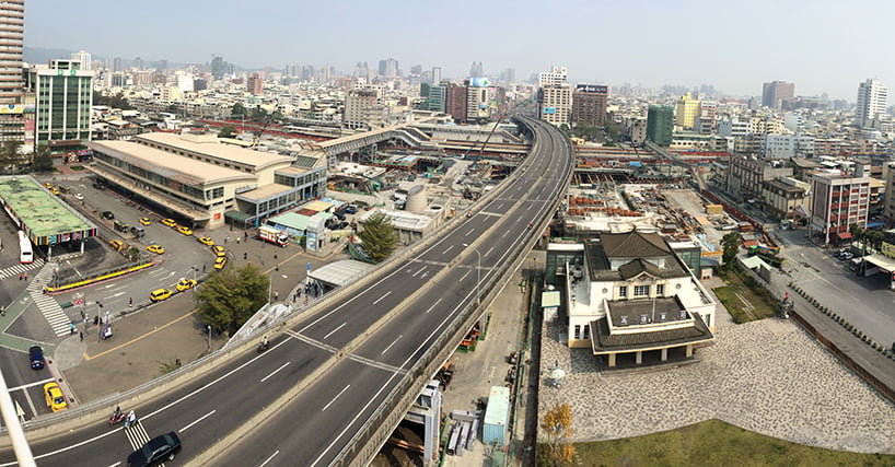 exiting site in the taiwanese city of kaohsiung