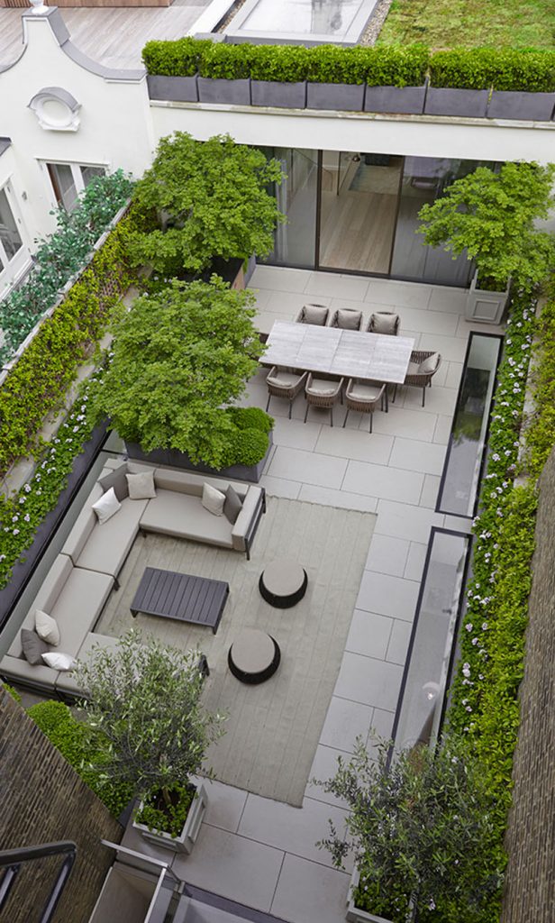 patio deck landscape principles in backyard landscaping ideas
