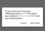 Latest WhatsApp Public Group Invite feature,