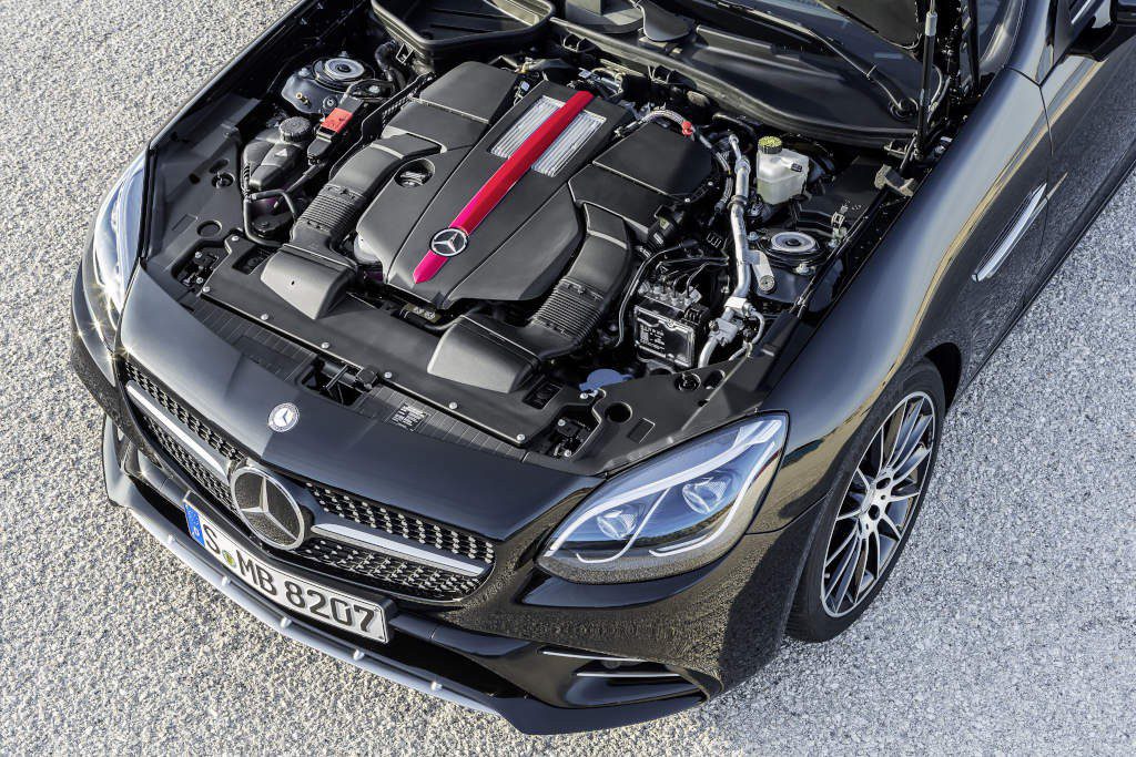 Mercedes-AMG SLC 43 engine bay launched in India