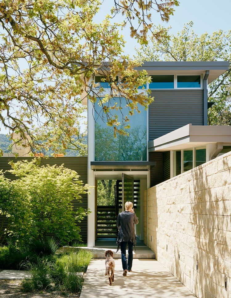 modern smart ranch house with automated heat, blinds and lights