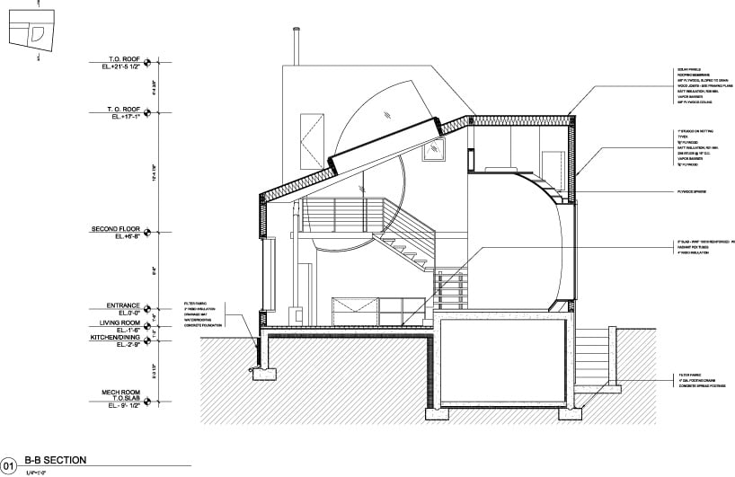 geometric-architecture-section-plan