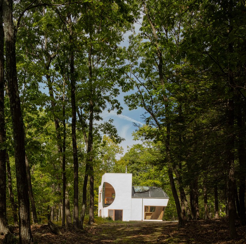 Geometric shapes modern House.