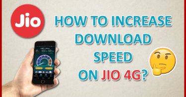 Increase Jio Speed,