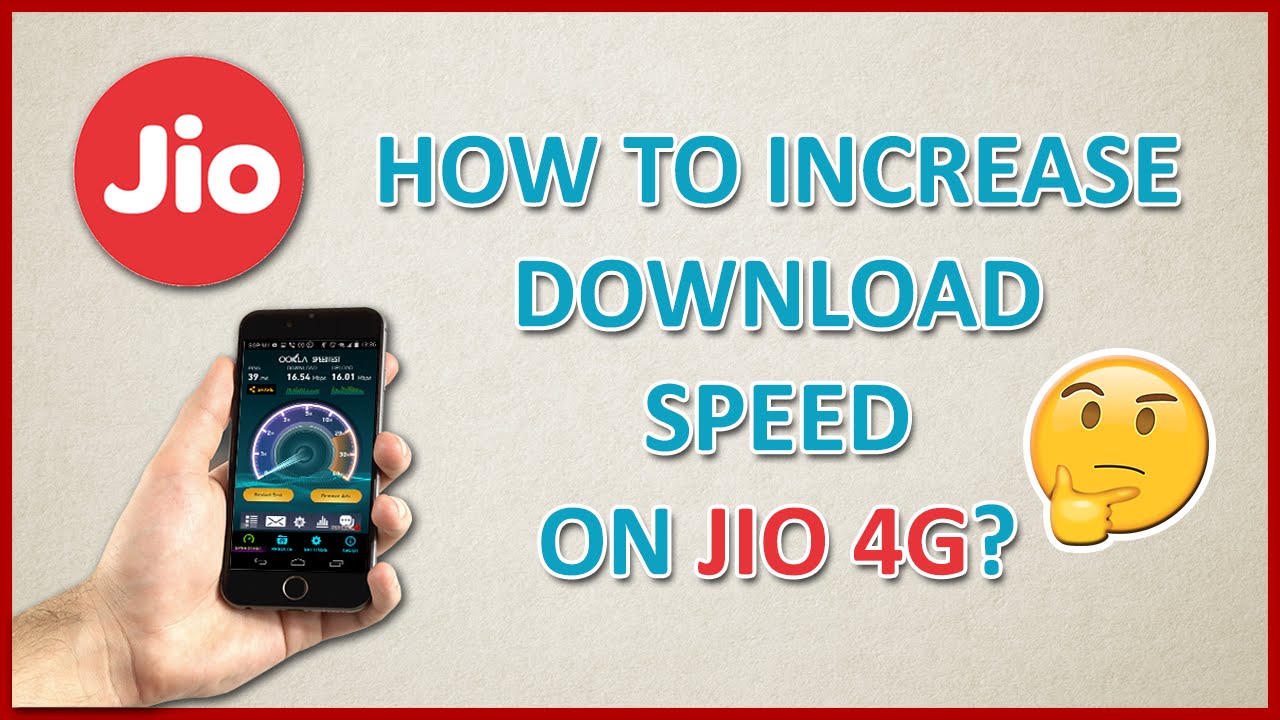 Increase Jio Speed,