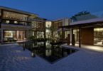 modern courtyard house,