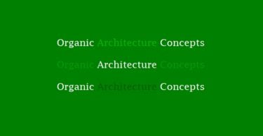 organic architecture concepts,