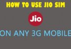 jio sim in 3g phone,