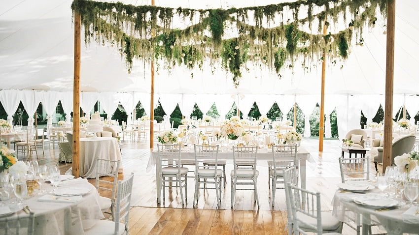 Outdoor wedding reception decoration ideas,