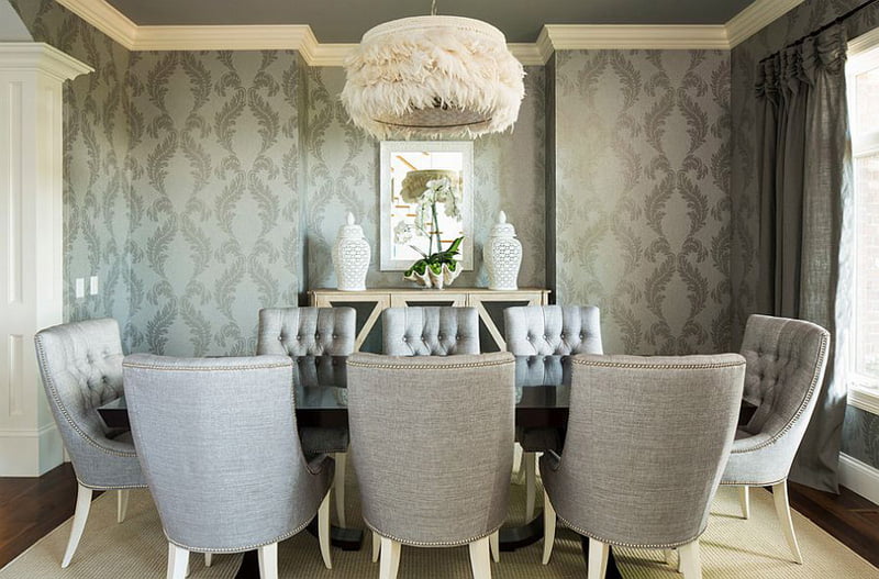 modern gray dining furniture,