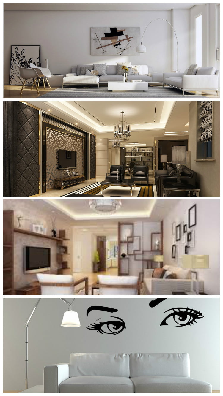 100 Living room wall art ideas – Creative wall decorations pictures of ...