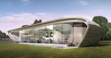3d printed house, what is 3d printed house, 3d printed house technology, 3d printed house examples, branch technology, 3d printing material for house, how much time to take in 3d printing home, WATG 3d printed house design, curve form house design, complex form design for home, case study houses developed, are 3d printed houses safe, what is the process of 3d printing?