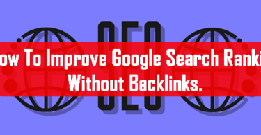 Improvement In rankings without backlink