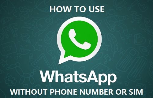 How To Use Whatsapp Without Mobile Number 