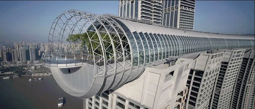 Horizontal Skyscraper, Safdie Architects, China, Modern Building, CapitaLand,
