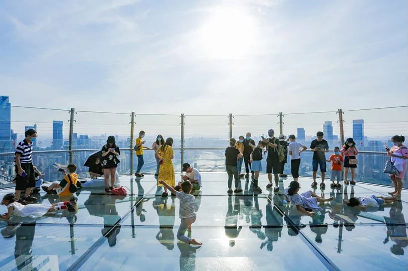 Horizontal Skyscraper, Safdie Architects, China, Modern Building, CapitaLand,