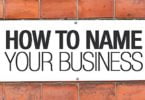 How to name a business
