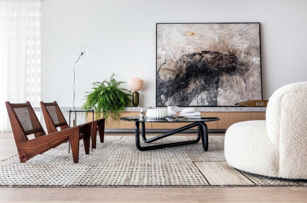 Modern Home Interior Design Ideas, Japanese Minimalism open plan living room design,