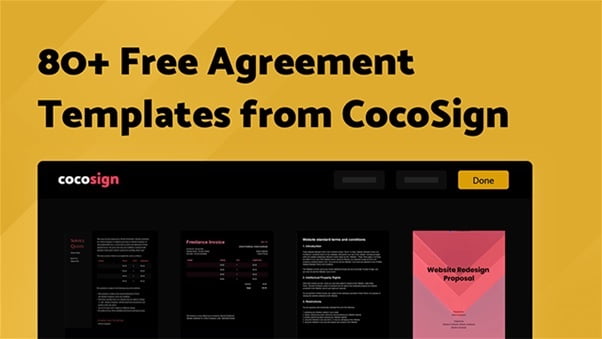 cocosign, sign pdf online, e-sign pdf, online format,