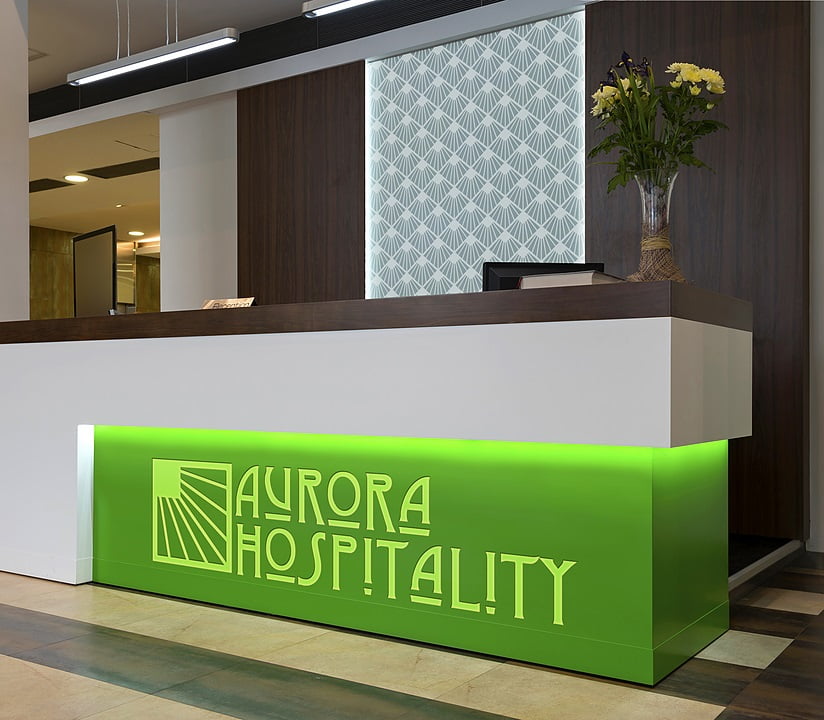 Acrylic Frosted Panels in back drop,
