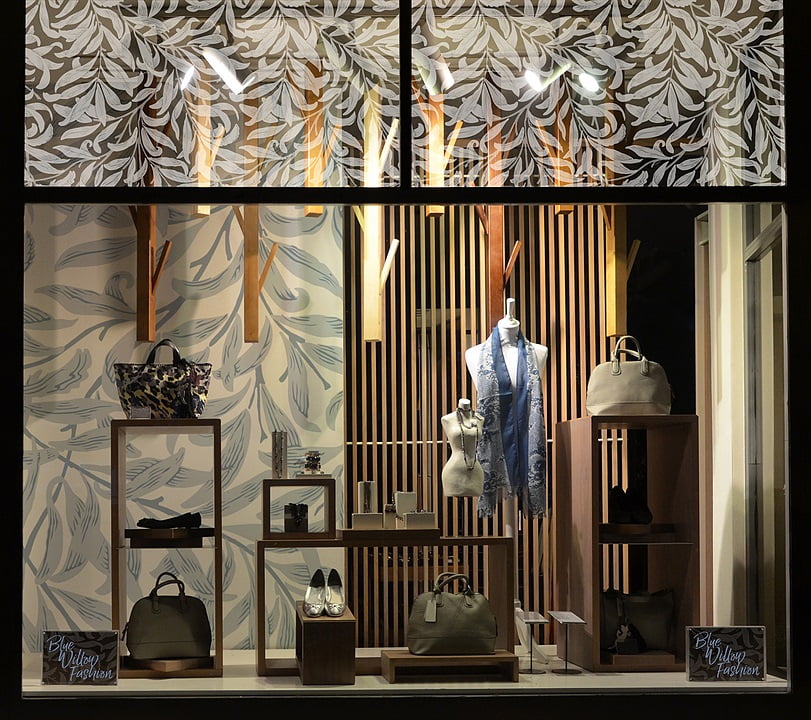 Acrylic Frosted Panels in shop decor,