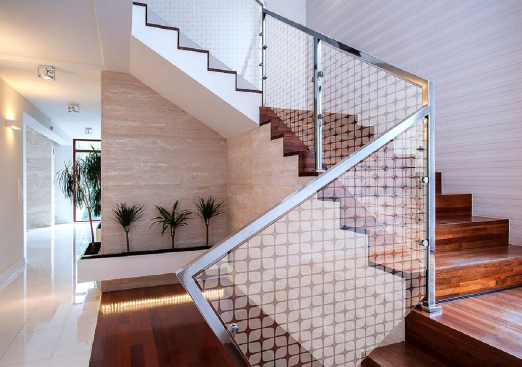 Acrylic Frosted Panels use in stair well,
