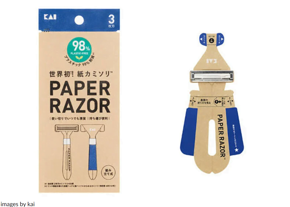 kai's disposable paper razor,