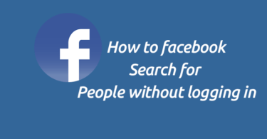 How to Do Facebook Search For People Without logging in