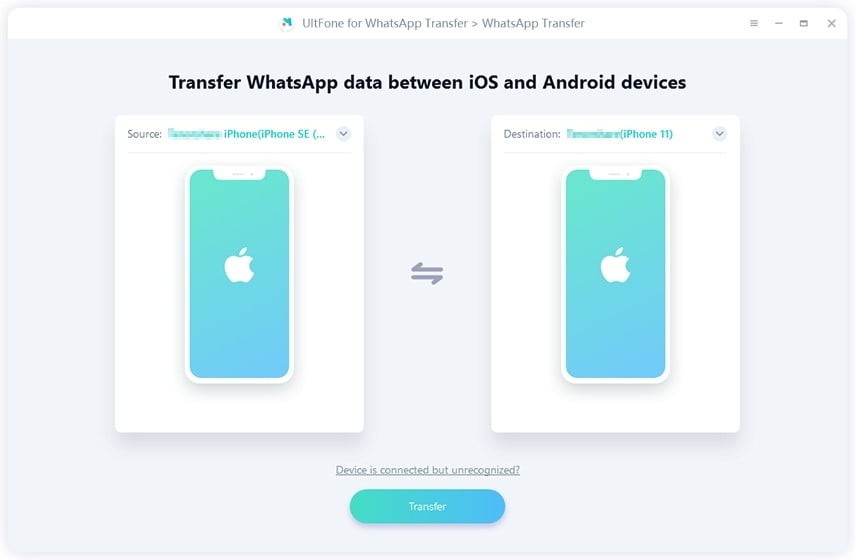 Transfer WhatsApp Data from iPhone to Android using PC-The Easiest WhatsApp Transfer 