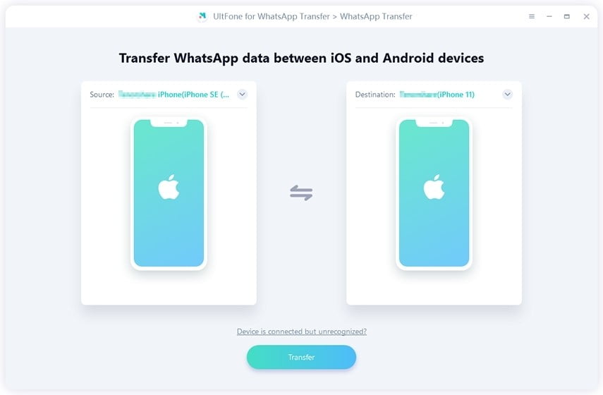 Transfer WhatsApp Data from iPhone to Android using PC-The Easiest WhatsApp Transfer