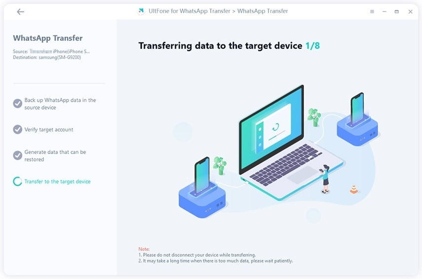 Transfer WhatsApp Data from iPhone to Android using PC-The Easiest WhatsApp Transfer