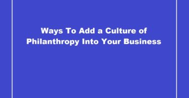 Culture of Philanthropy,