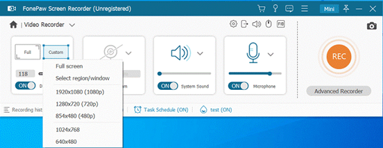 FonePaw Screen Recorder Record Netflix As MP4