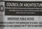 Nata eligibility notice,